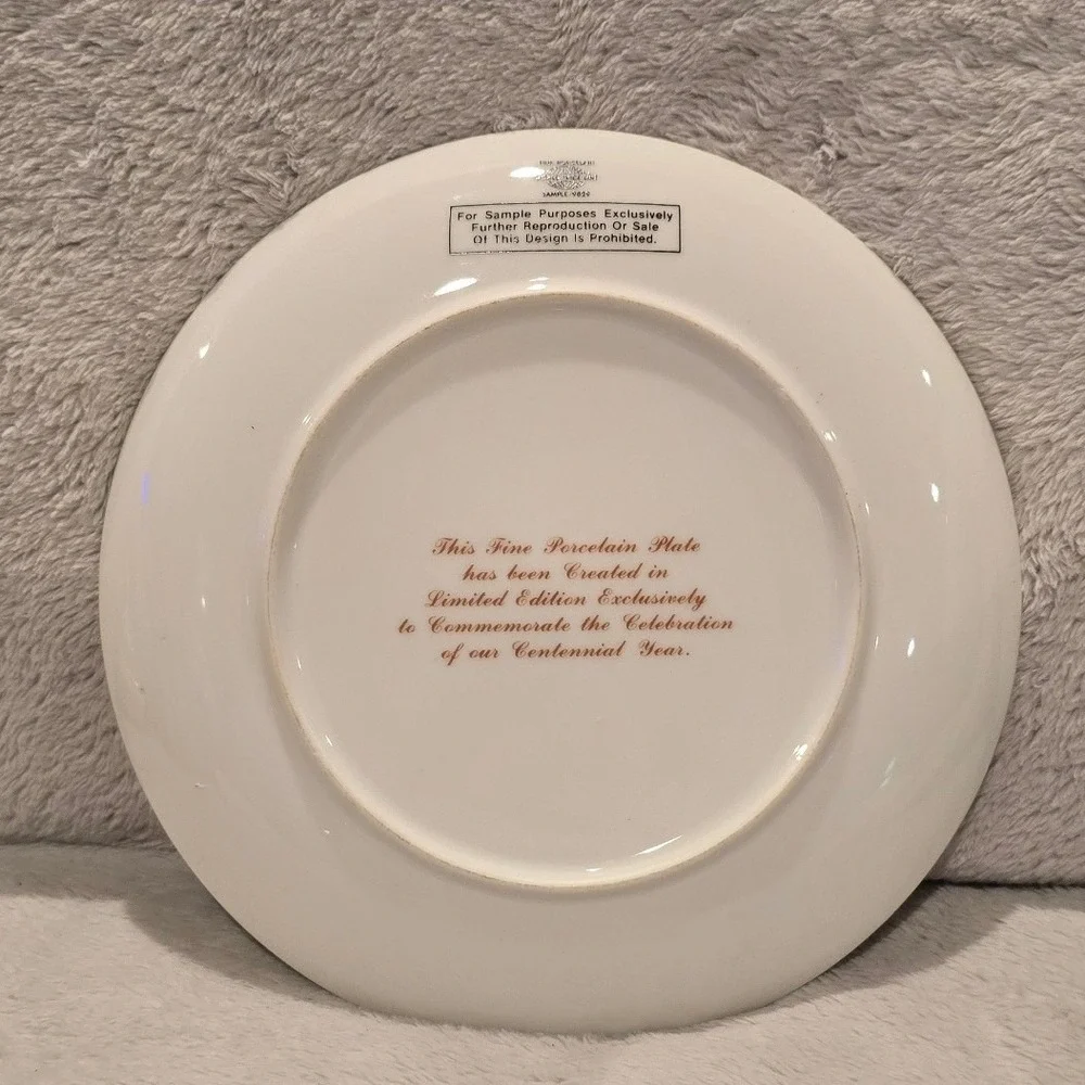 Farmington Illinois 1834-1984 Centennial Commemorative Plate Limited Edition